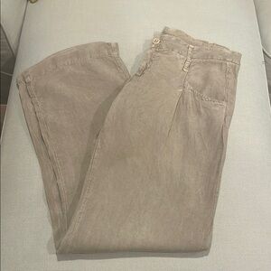TR-900 Italian 100% Linen Pants Women's size 3 Long